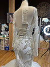 Beaded white gown